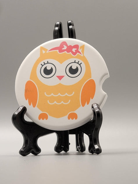Cute Owl - Car Coaster - Honestly Innovative 