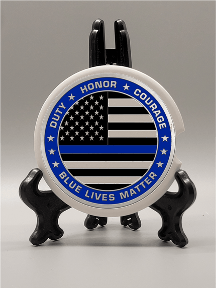 Blue Lives Matter - Car Coaster - Honestly Innovative 