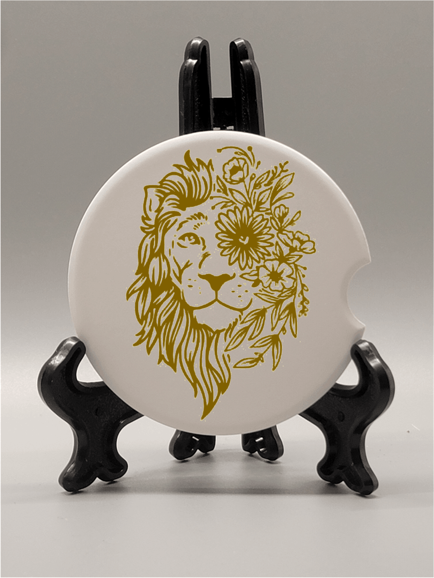 Lion - Car Coaster - Honestly Innovative 