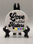 Love Is All Matter - Car Coaster - Honestly Innovative 